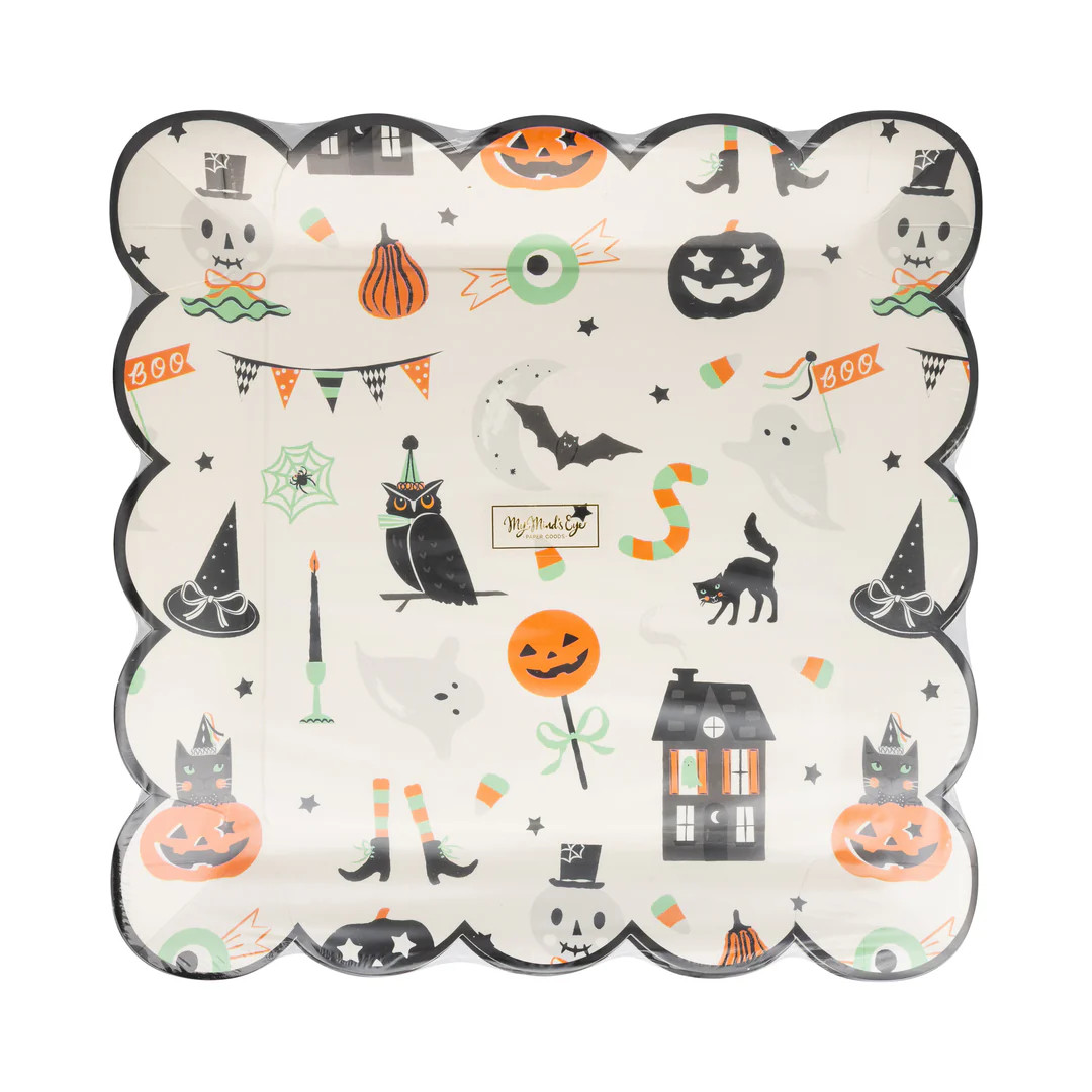 Tricks & Treats 10" Paper Plate | My Mind's Eye