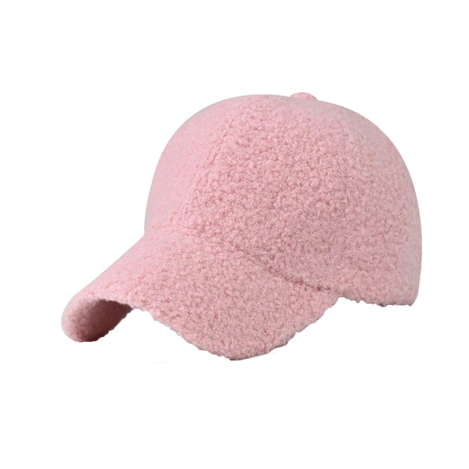 ZQUUVOU Winter Baseball Cap for Women Men Faux Fur Fuzzy Baseball Cap Warm Shearling Fleece Lined... | Walmart (US)