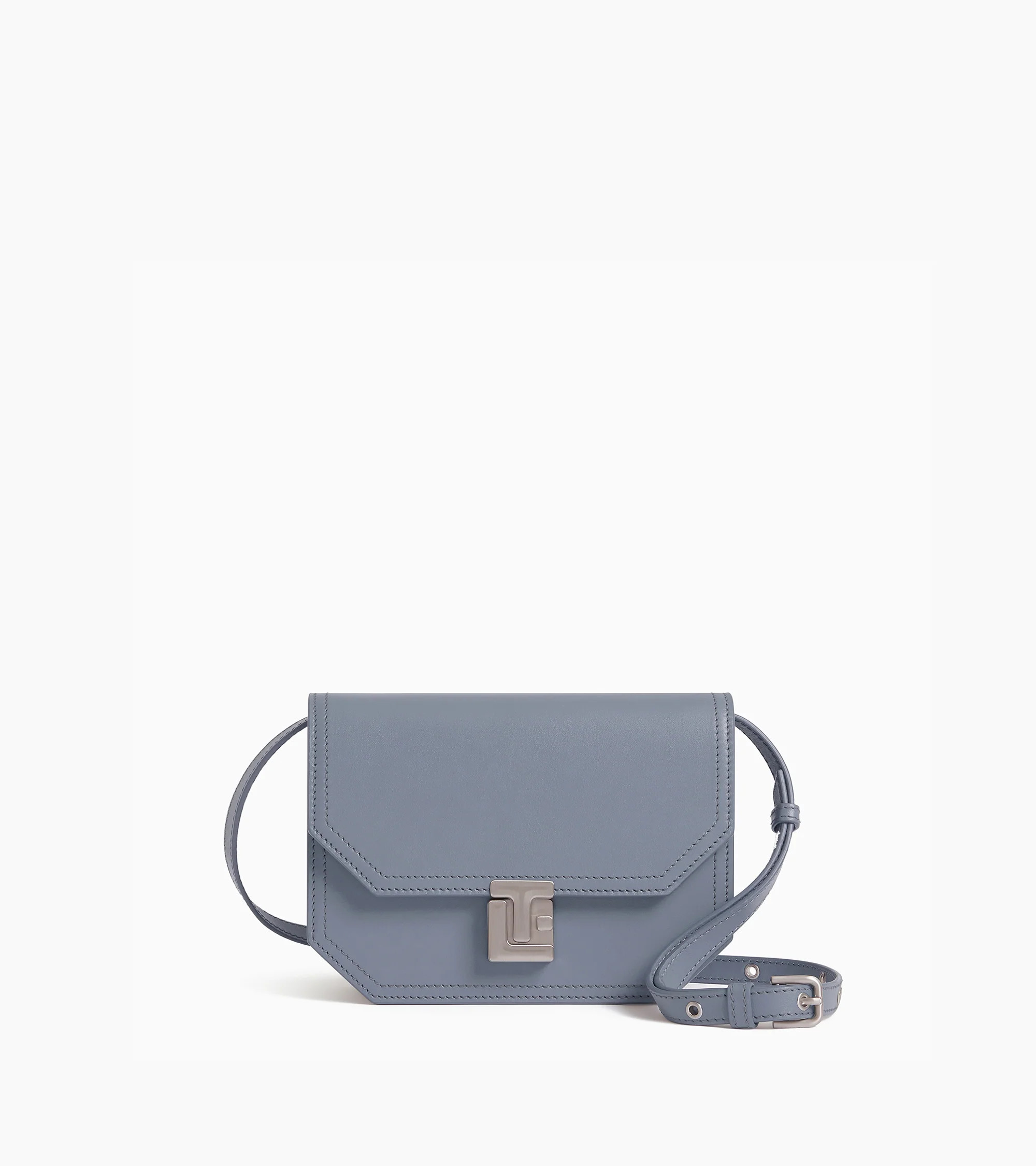 Petit sac bandoulière Rose en cuir lisse | Le Tanneur