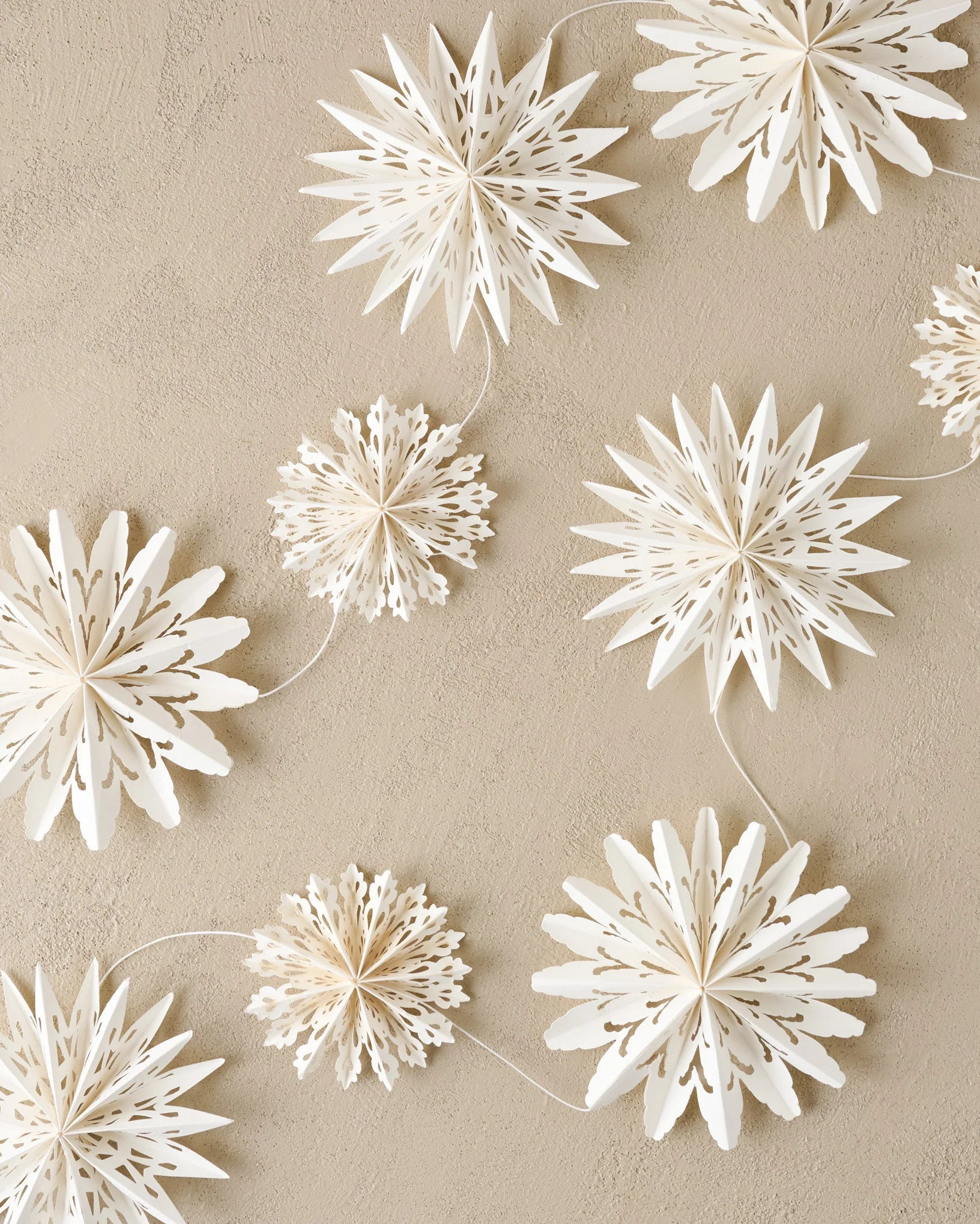 Whimsical Snowflake Garland | Magnolia