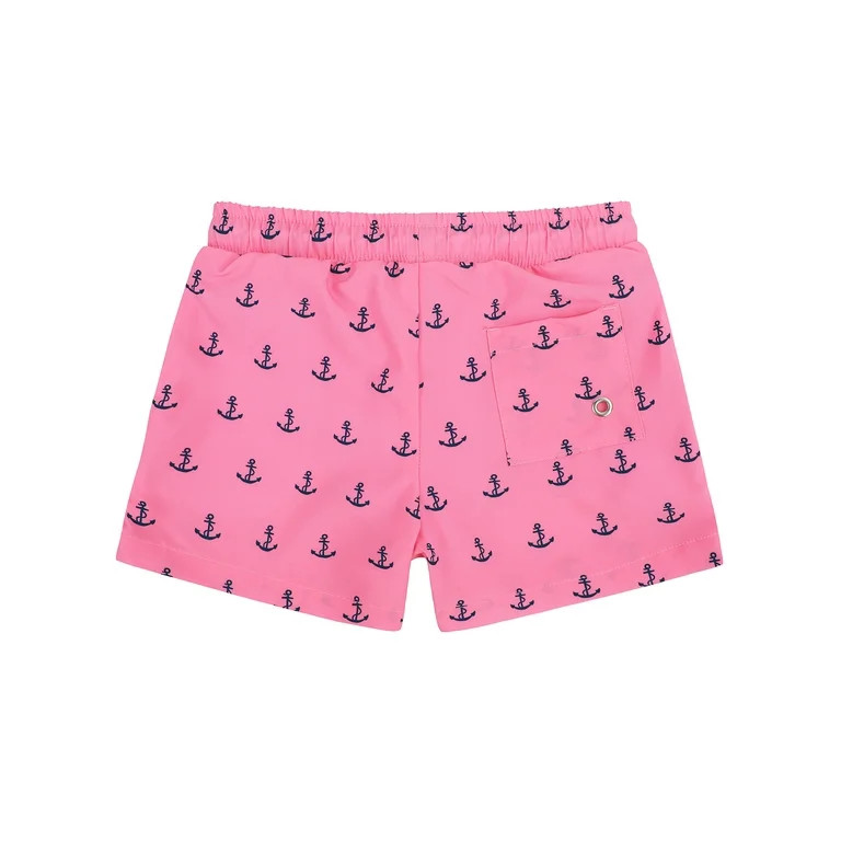 Toddler Boys Swim Trunks Quick Dry Boys Swim Shorts with Mesh Liner Beach Boys Bathing Suit Pink ... | Walmart (US)