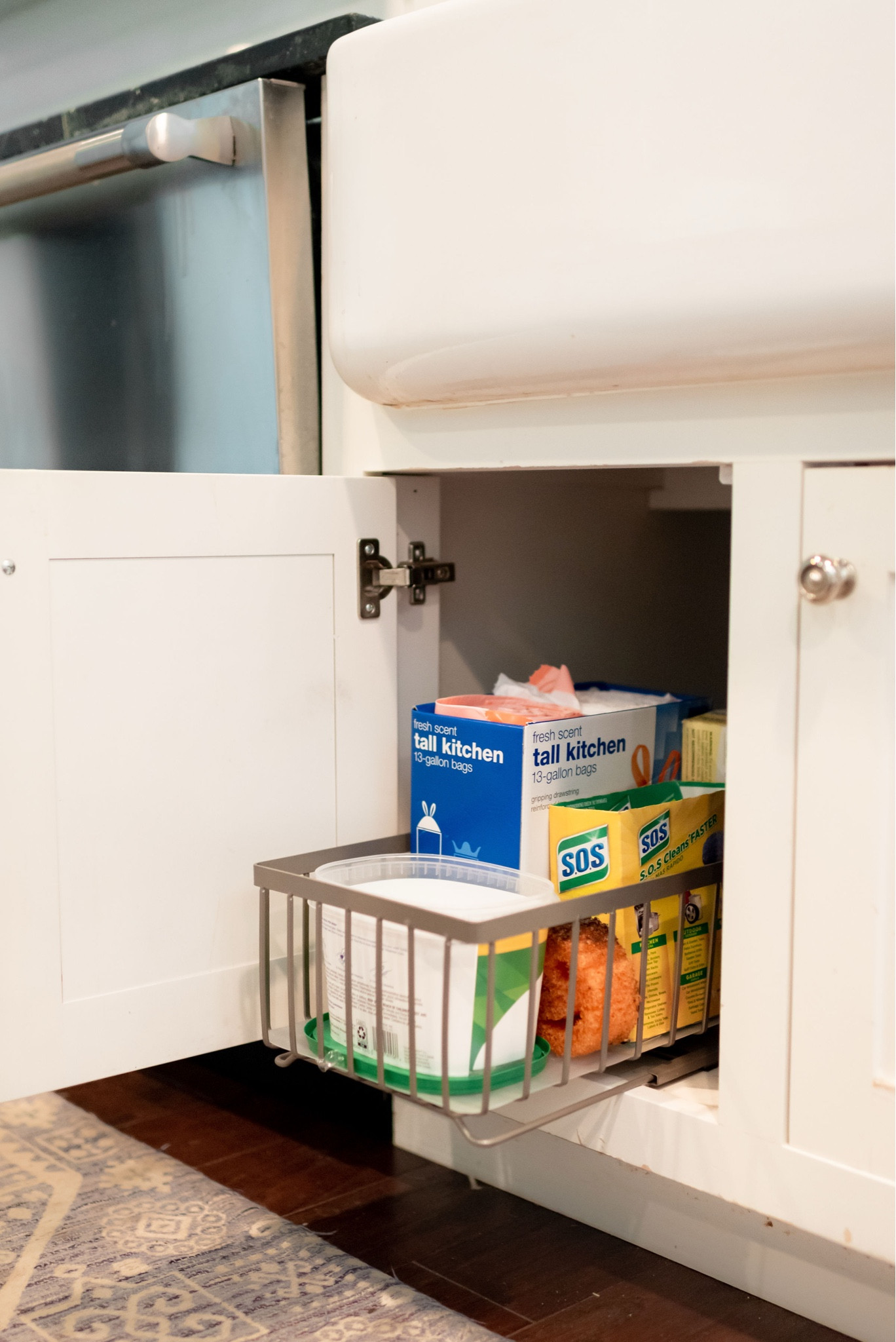 Roll out!! Forget the hassle of a messy sink by adding this slide out drawer under your sink. It will look and feel like you have custom cabinetry.  

#target  
#savannahorganizer 
#houseofvon  #savannah #professionalorganizer #declutter #professionalorganizing  #closetgoals 
#organization #organizedlife 

#LTKHome