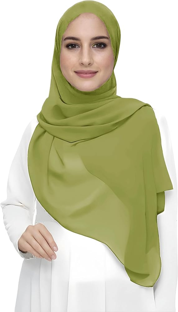 Premium Chiffon Hijab Head Scarf Shawl Wrap for Muslim Women Lightweight | Amazon (UK)
