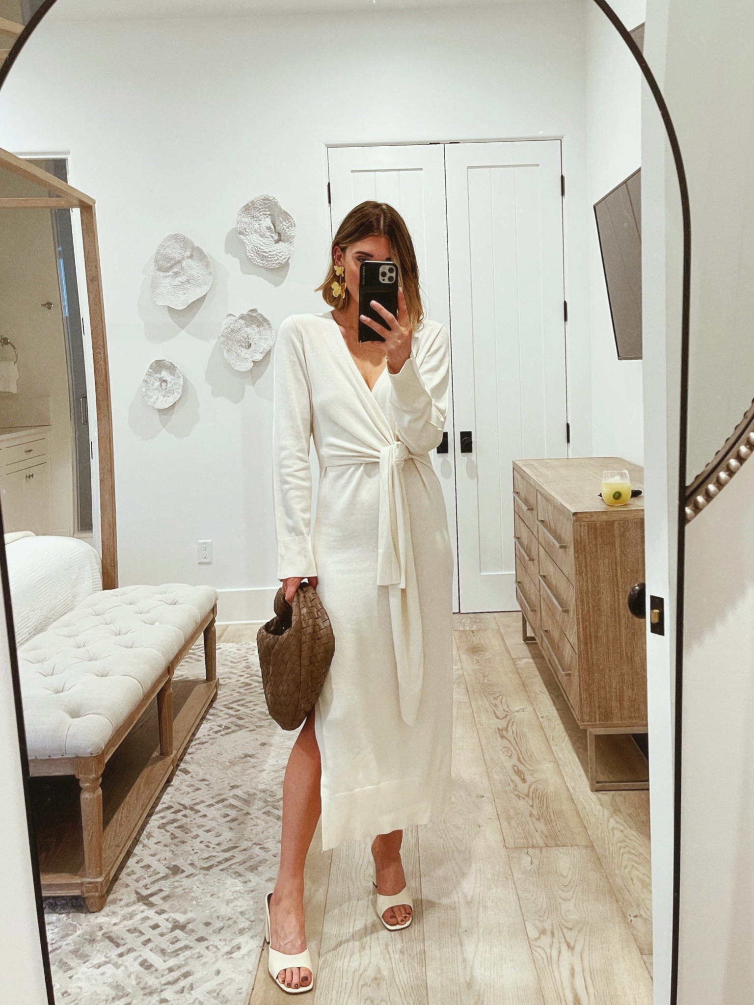 Sweater dress included in the shopbop. I'm wearing size small fits tts 