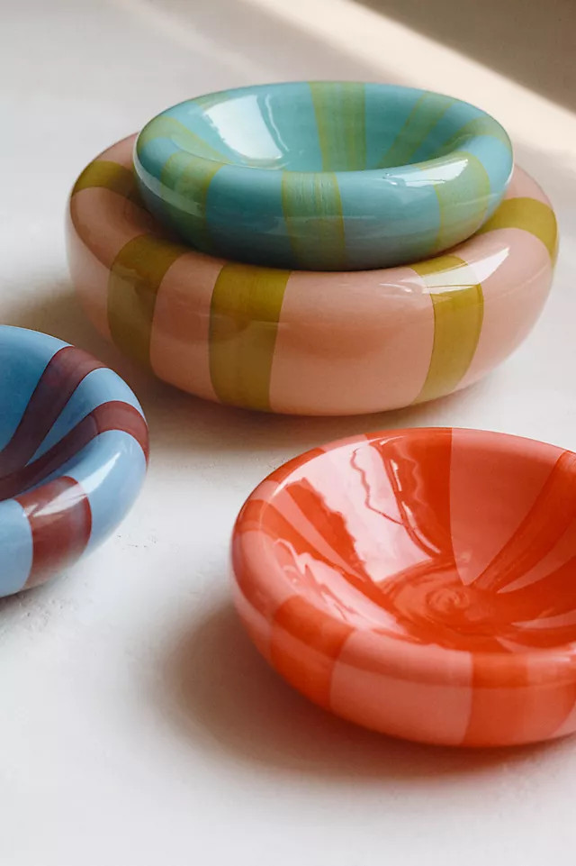 Margot Swirl Art Glass Trinket | Anthropologie (US)