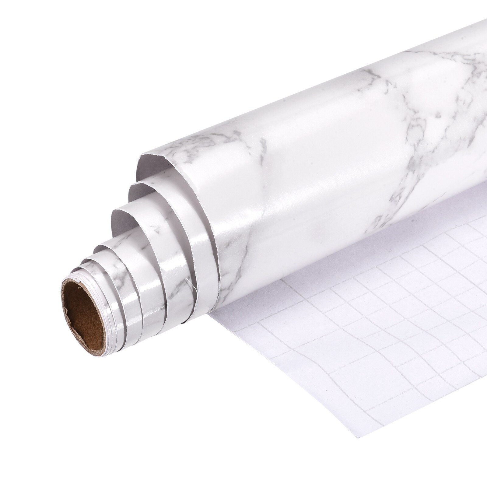 Marble Contact Paper, 600x1000mm PVC Sticky Wallpaper Roll White 2pcs - 1000 x 600 x 0.2mm(L*W*T) | Bed Bath & Beyond