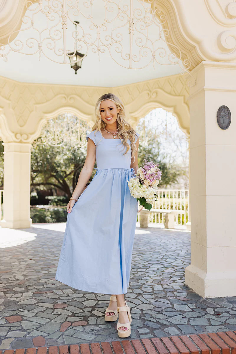 Shore Thing Midi Dress - Blue | The Impeccable Pig