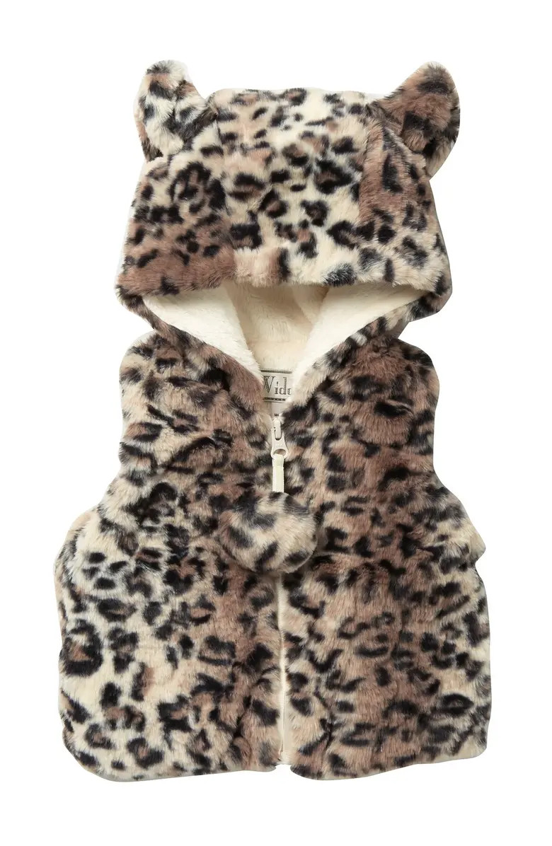 Faux Fur Ear Pompom Vest | Nordstrom Rack
