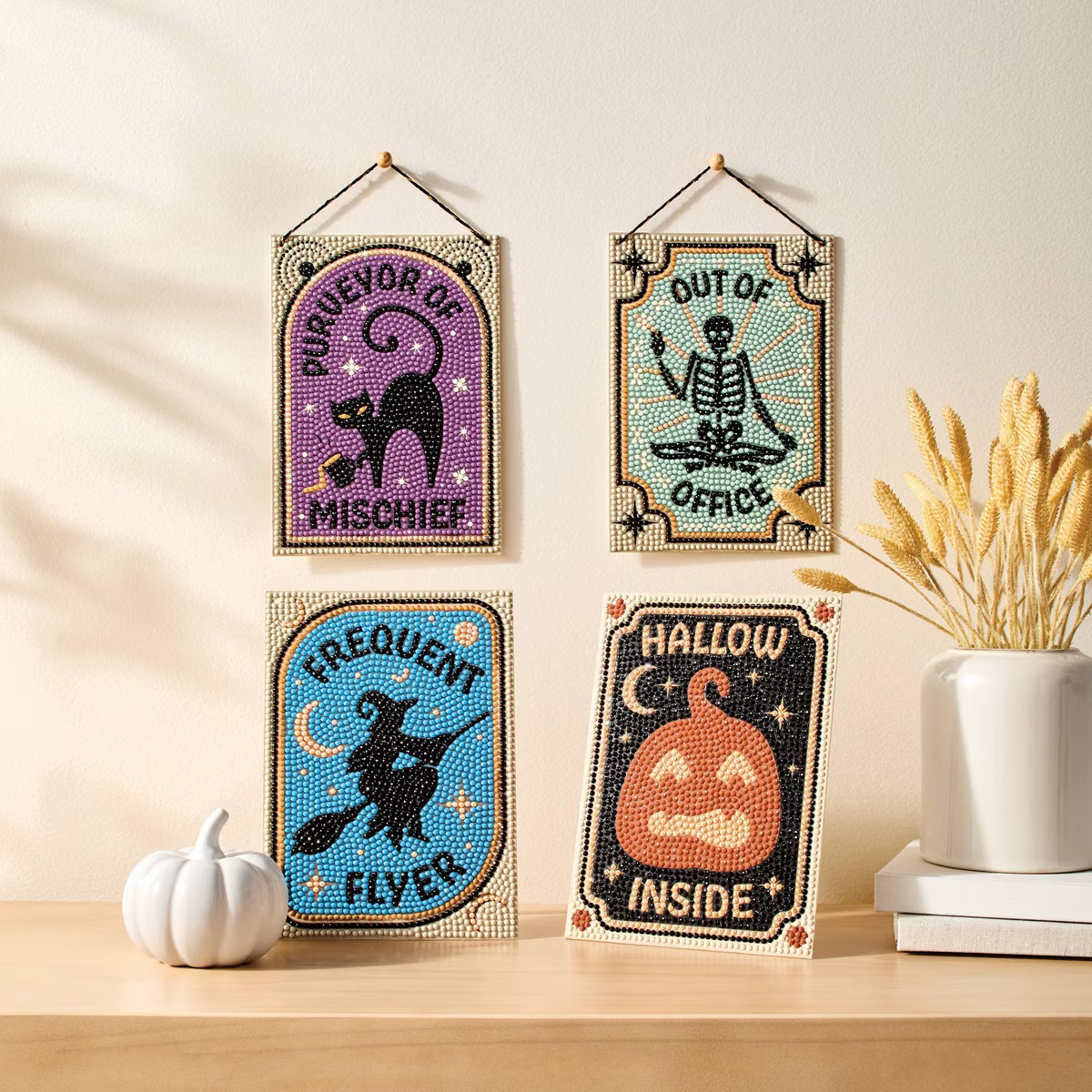 4ct Halloween Craft Gem Art Tarot Cards Kit - Mondo Llama™ | Target