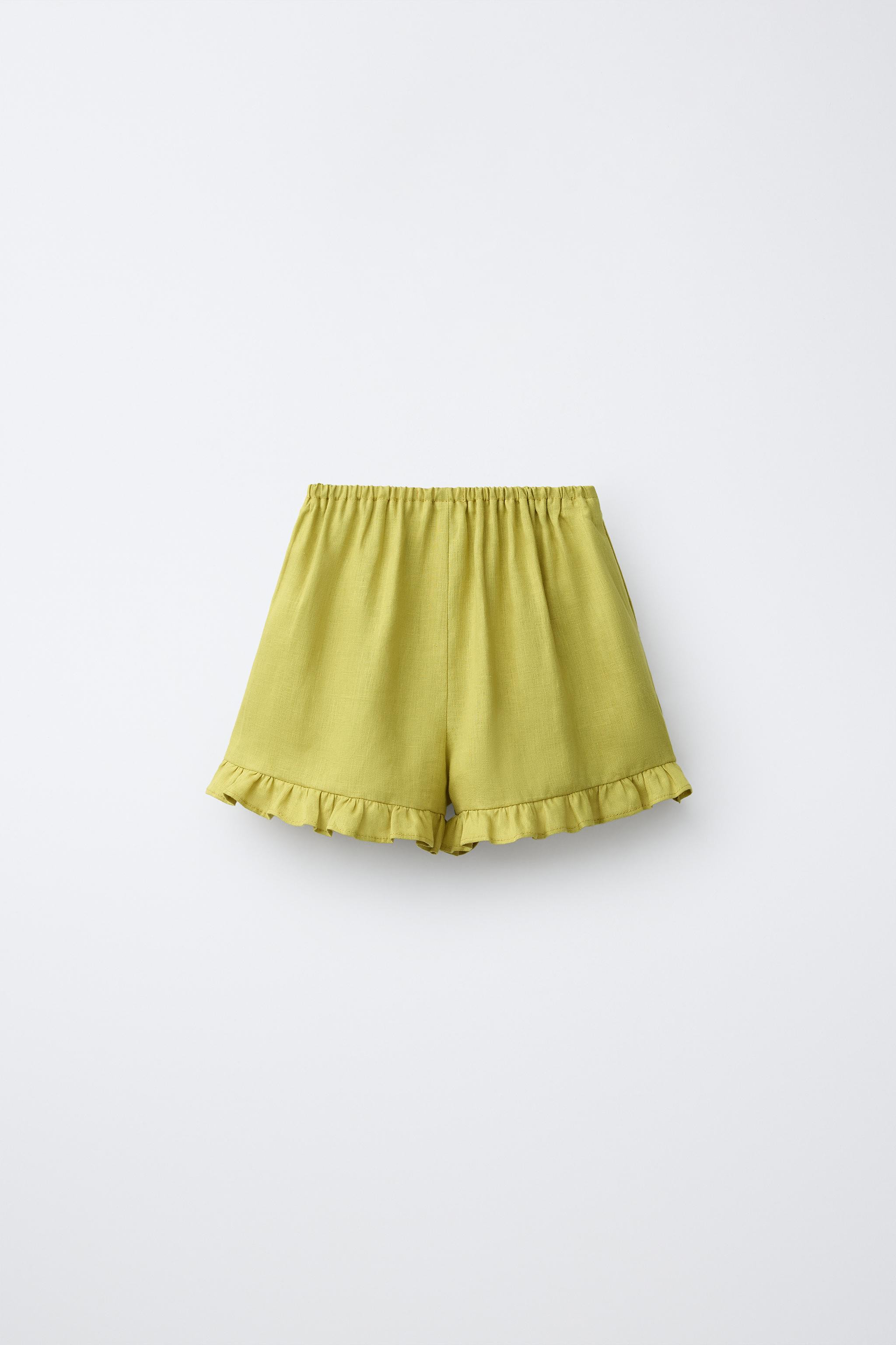 100% LINEN BERMUDA SHORTS | Zara UK