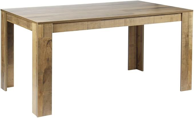 GIA Home Furniture Series Rectangular 59' x 35" Dining Table, Mixed Oak Finish | Amazon (US)