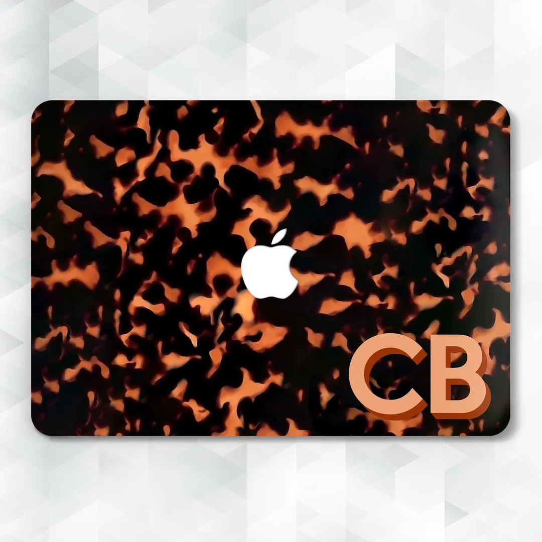 Initials MacBook Case Aesthetic Monogram MacBook Pro 13 14 Air 13 M2 M3 Air 15 Pro 16 Inch Person... | Etsy (US)