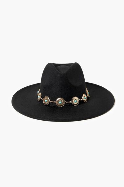 Faux Stone Chain Fedora | Forever 21 (US)