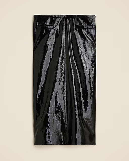 Collection laminated linen skirt | J. Crew US