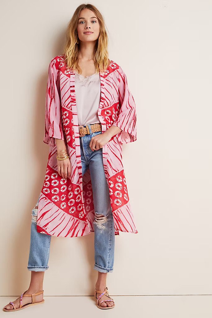 Lia Shibori Kimono | Anthropologie (US)