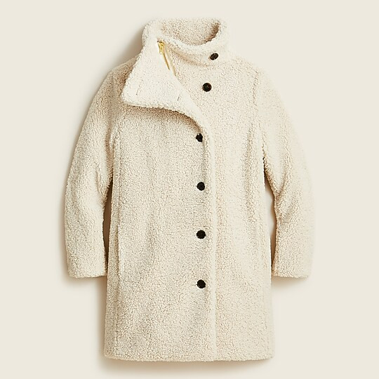 Villa coat in teddy sherpa | J. Crew US