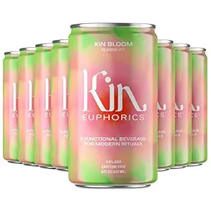 Kin Bloom by Kin Euphorics, Non Alcoholic Spirits, Ready to Drink, L-Theanine, Schisandra, Damian... | Amazon (US)