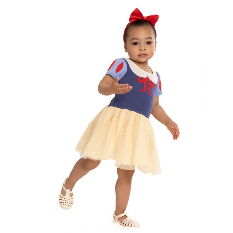 Disney Toddler Girls Snow White Cosplay Dress, Sizes 12M-5T | Walmart (US)