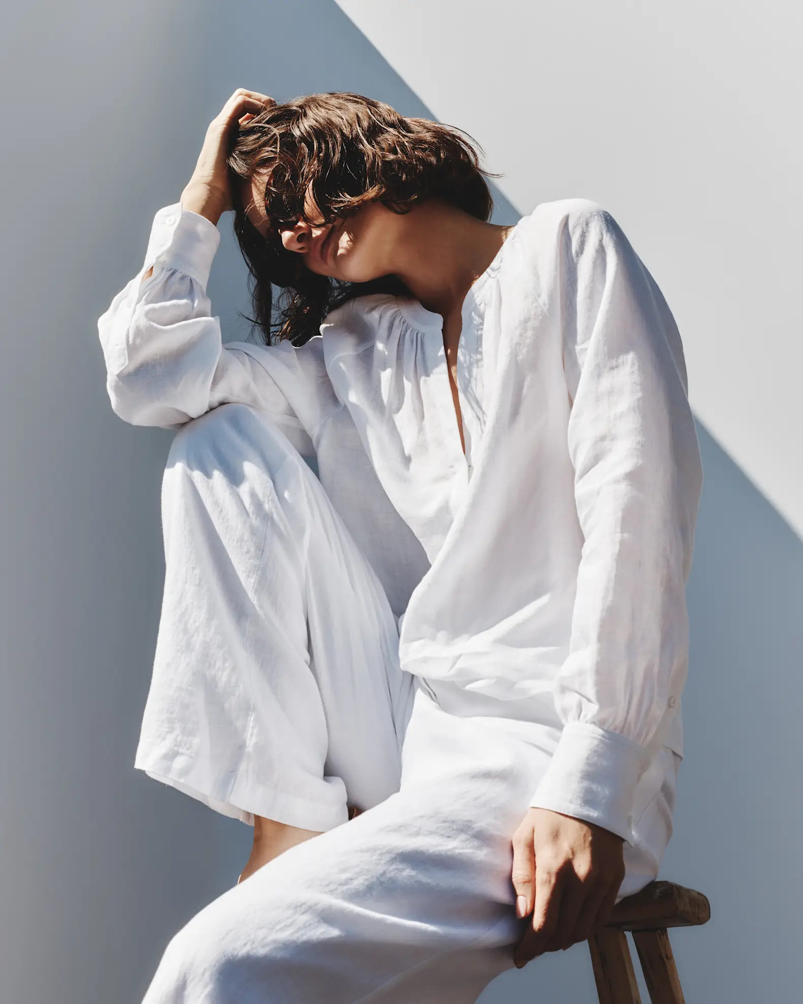 100% European Linen Pleated Trouser | Quince