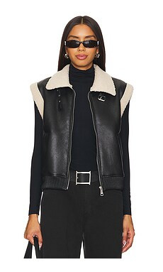 Steve Madden Avi Vest in Black from Revolve.com | Revolve Clothing (Global)