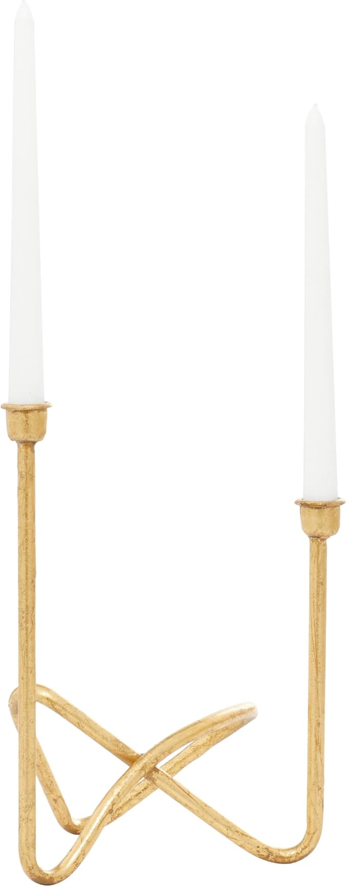 CosmoLiving by Cosmopolitan Metal Candelabra, 10" x 6" x 11", Gold | Amazon (US)