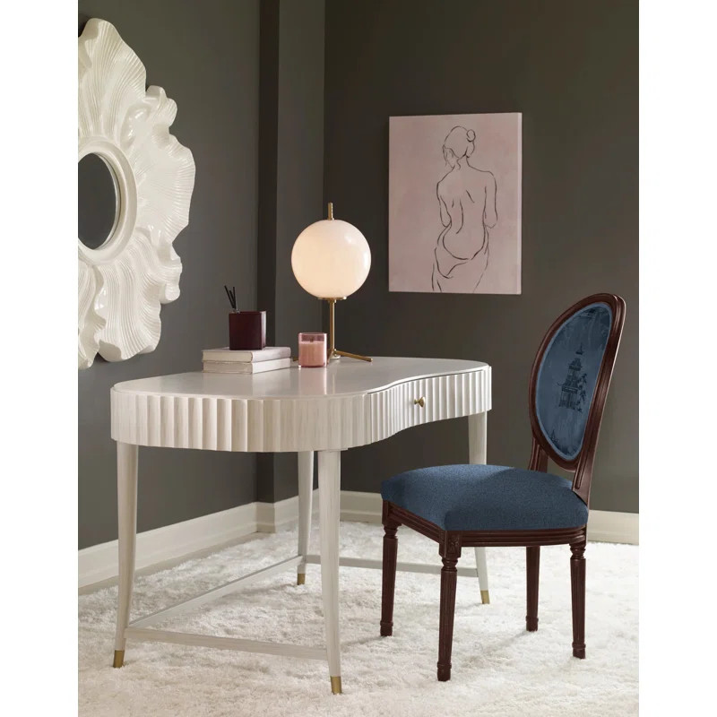 Helena Upholstered King Louis Back Side Chair | Wayfair North America