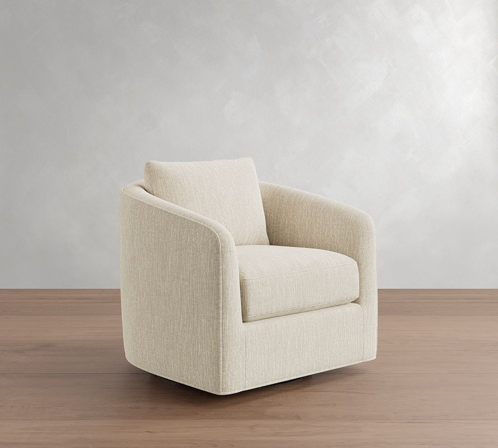 Remmy Swivel Chair | Pottery Barn (US)