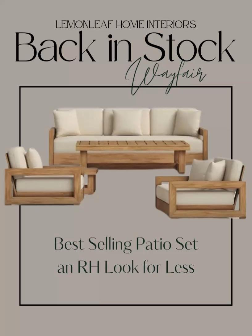 On sale for the Big Outdoor Sale @wayfair
Best selling patio furniture set


#LTKSeasonal #LTKHome #LTKSaleAlert
