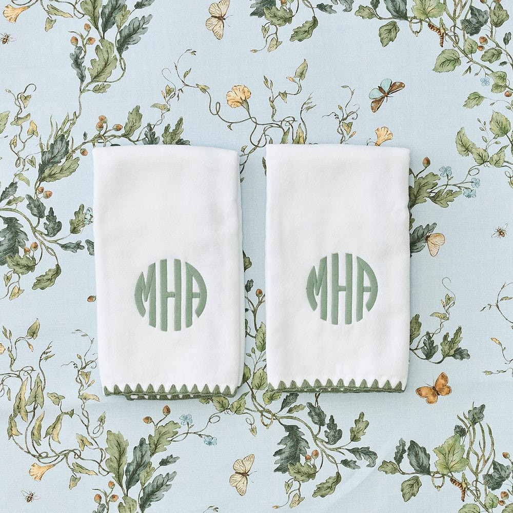 Monogrammed Powder Bath Towels | Weezie Towels | Weezie Towels