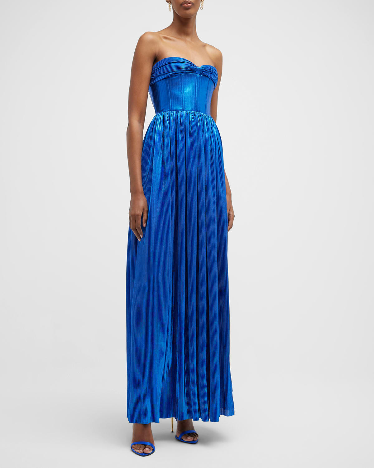 Florence Plisse Corset Gown | Neiman Marcus
