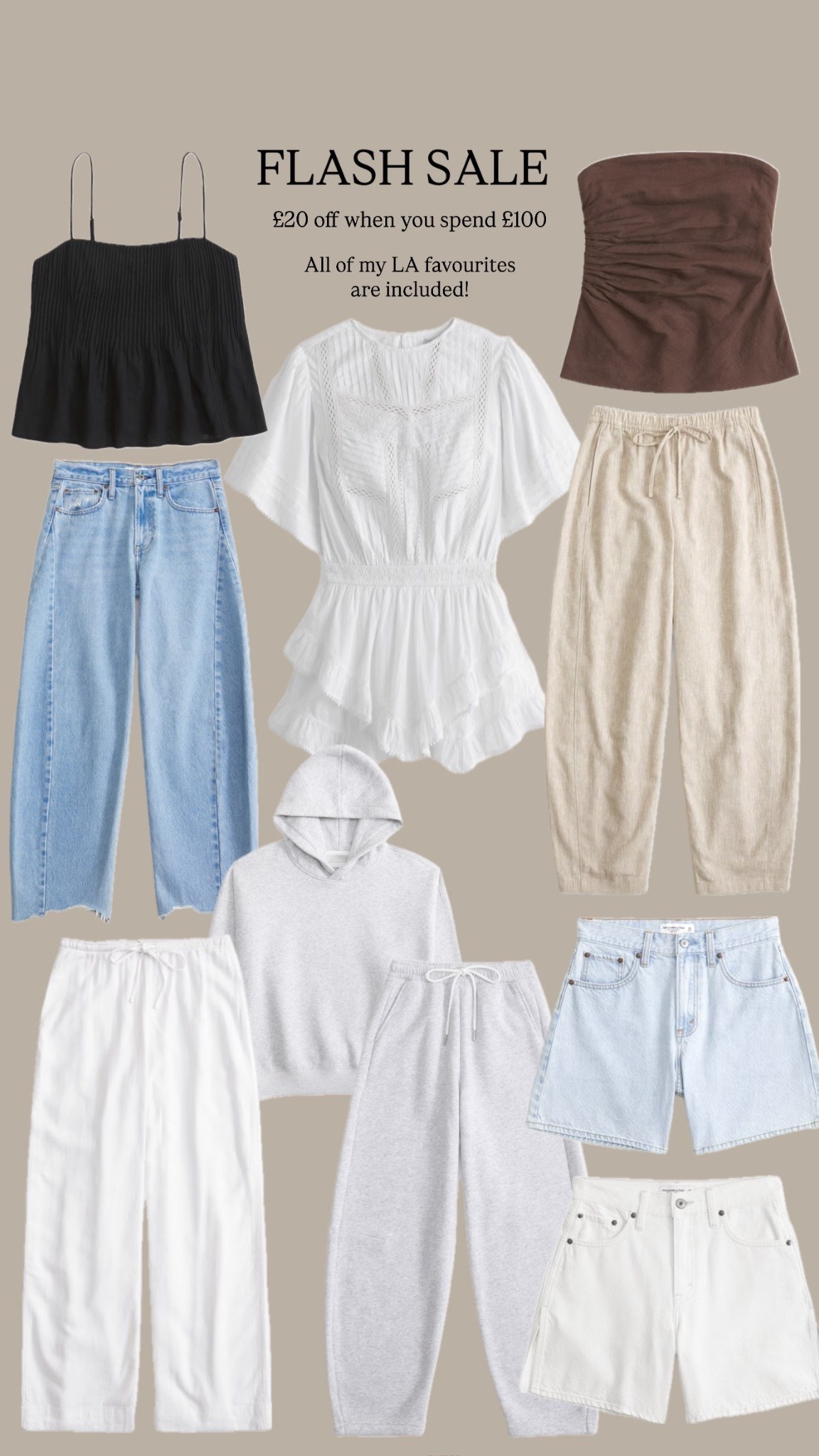 Flash sale! £20 off a £100 spend this weekend at Abercrombie! Save on some of my holiday wardrobe heroes! 

#LTKsummer #LTKsale #LTKtravel