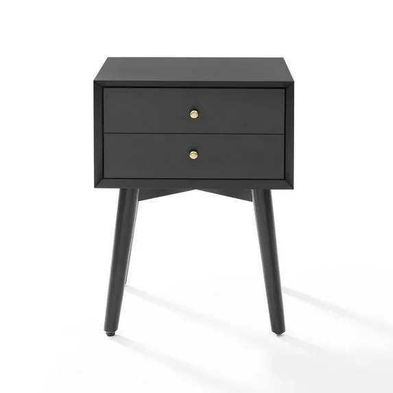 Crosley Furniture Landon Modern MDF Wood Night Stand in Matte Black | Walmart (US)