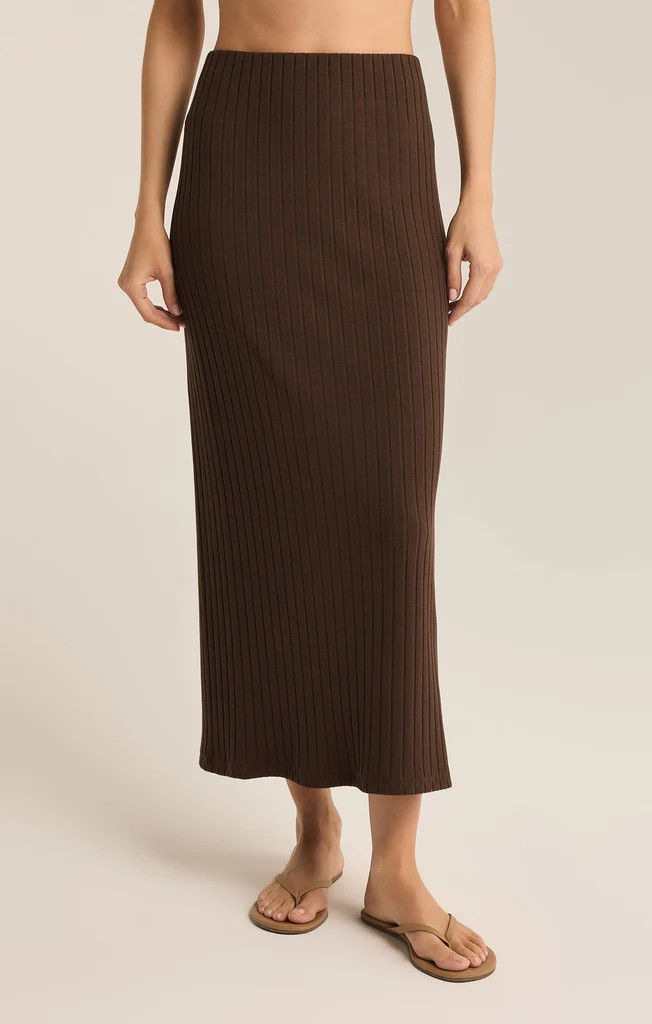 Louisa Rib Midi Skirt | Z Supply