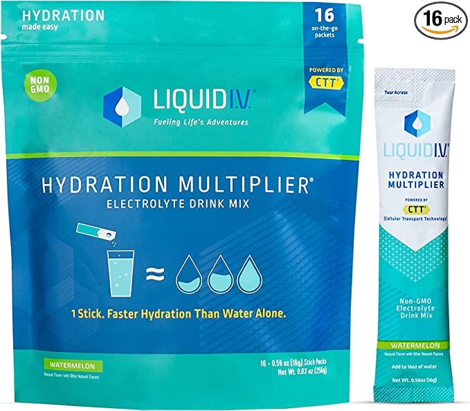 Liquid I.V. Hydration Multiplier - Watermelon - Hydration Powder Packets | Electrolyte Drink Mix ... | Amazon (US)