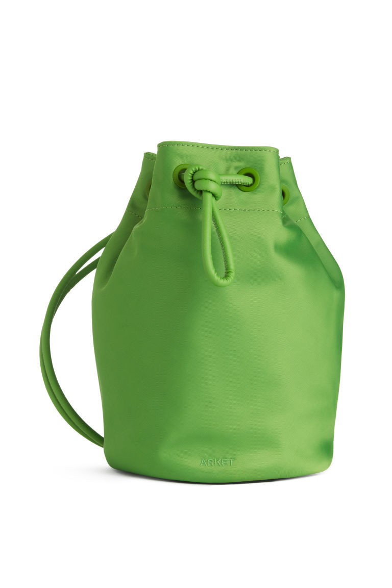 H & M - Nylon Mini Bucket Bag - Green | H&M (UK, MY, IN, SG, PH, TW, HK)