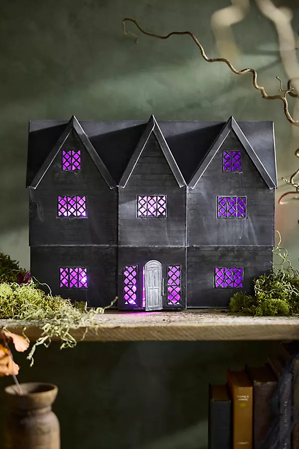 Concordville Spooky Village Salem Half House in Black at Terrain | Terrain