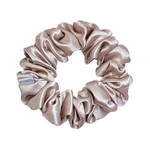 MTSNOO Silk Scrunchies for Hair Sleep 100% Pure 22 Momme Mulberry Silk Scrunchies for Curly Hair ... | Amazon (US)