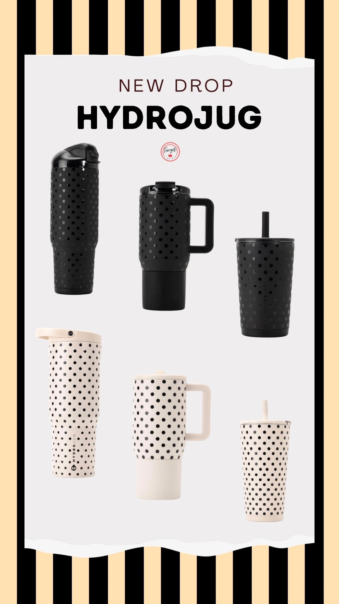 New Hydrojug Polka Dot Black and French Vanilla Tumblers #amazon #hydrojug #amazonfinds #hydrojugtumblers #drinktumblers #polkadottumblers #hydration #gymtime

#LTKTravel #LTKActive #LTKfitnessgoals