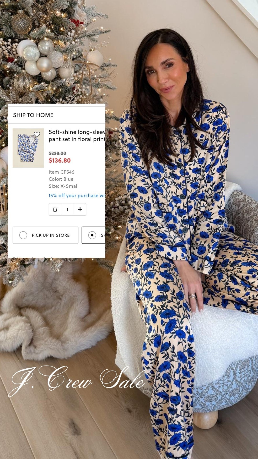 J.Crew an extra 15% off code EXTRA.
Fancy holiday pajamas make
The best gifts - these are splurge worthy and on sale @jcrew 

#LTKGiftGuide #LTKSaleAlert