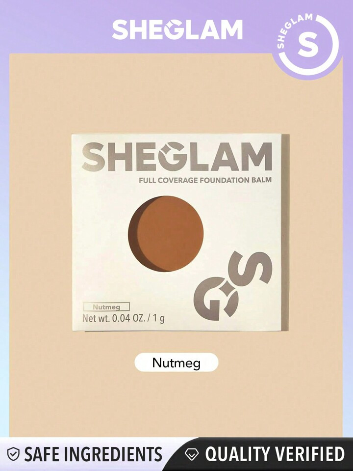 SHEGLAM Skinfluencer Full Coverage Foundation Balm Sample-Nutmeg | SHEIN
