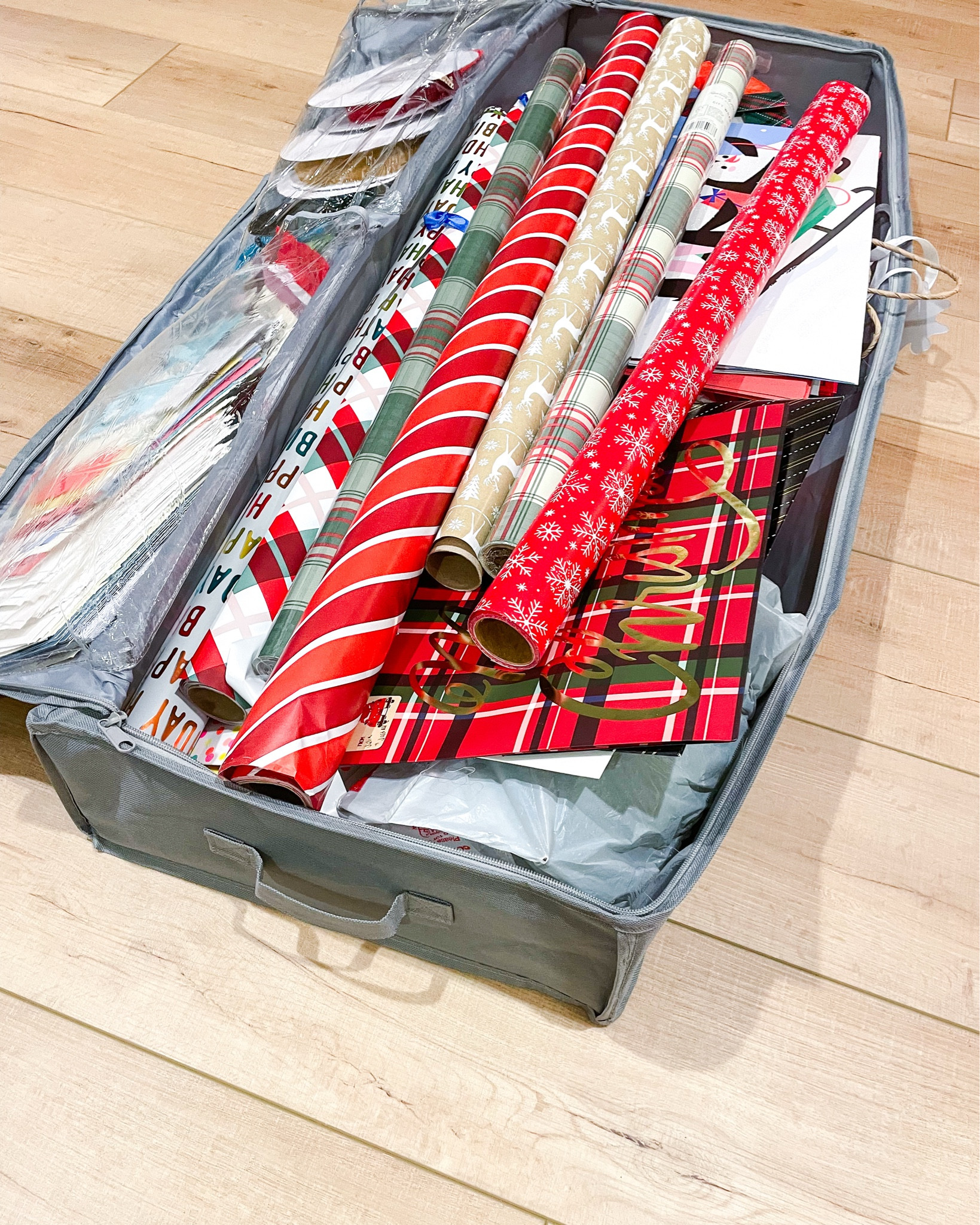 Well we are about to get a blizzard 🥶 so I’m going to use this time to start packing up some of Christmas!

A couple tips and tricks:

-The wrapping paper and gift bags must be organized !!

-Christmas decor goes up once a year! It must have a “home”. We purchased these garage mounts to store the Christmas decor year round in the upper “dead space” of our garage! LIFE CHANGING storage option! Everything organized and labeled ready for next Christmas!

#LTKHome #LTKSeasonal