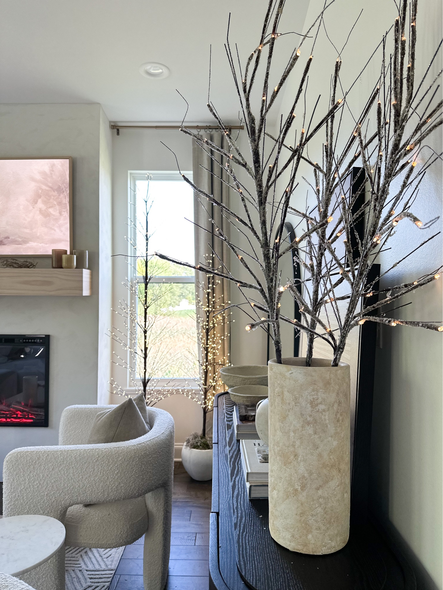 this artisan crock vase and branches are more than half off right now!'

#LTKhome #LTKsalealert #LTKHoliday