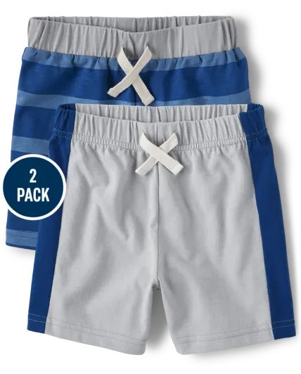 Baby And Toddler Boys Striped Shorts 2-Pack - multi clr | The Children's Place
