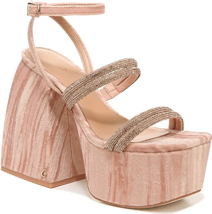 Mila Jewel Ankle Strap Platform Sandal (Women) | Nordstrom Rack