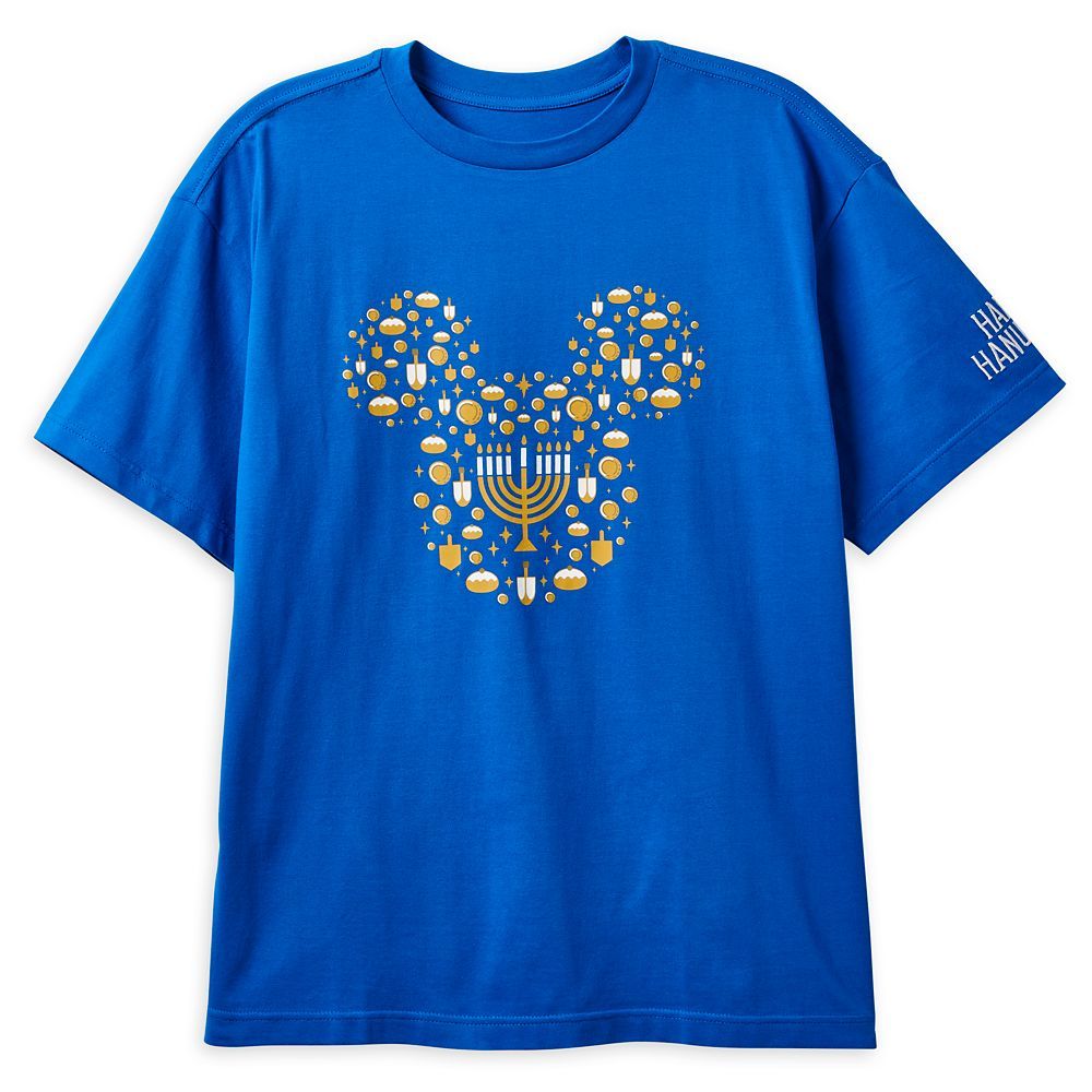 Mickey Mouse Icon Hanukkah T-Shirt for Adults | Disney Store