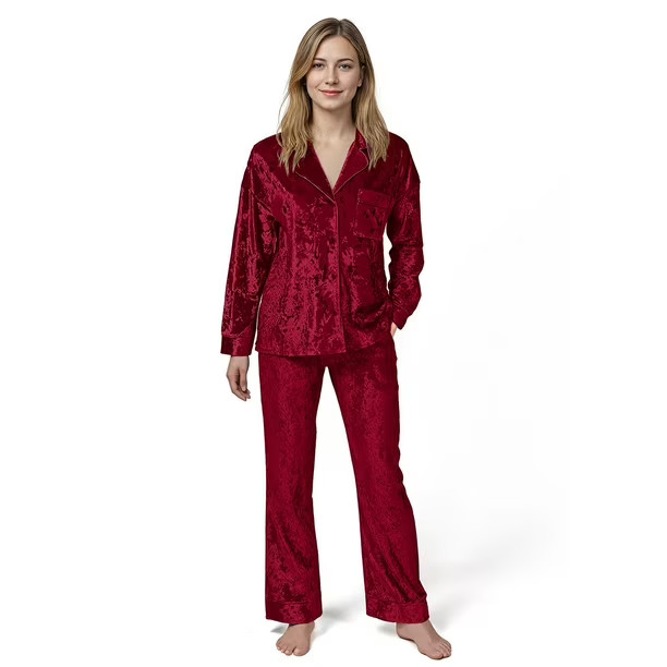 Lord & Taylor Women's 2-Piece Velour Pajama Set | Sam's Club