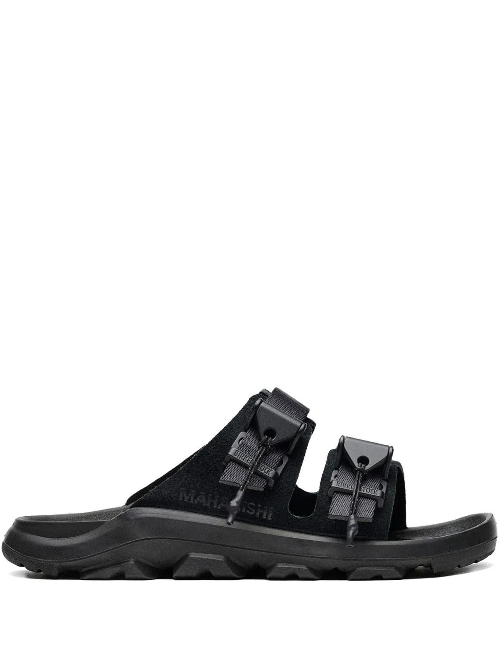 Birkenstock x Maharishi Mogami double-buckle strap sandals - Black | Farfetch Global
