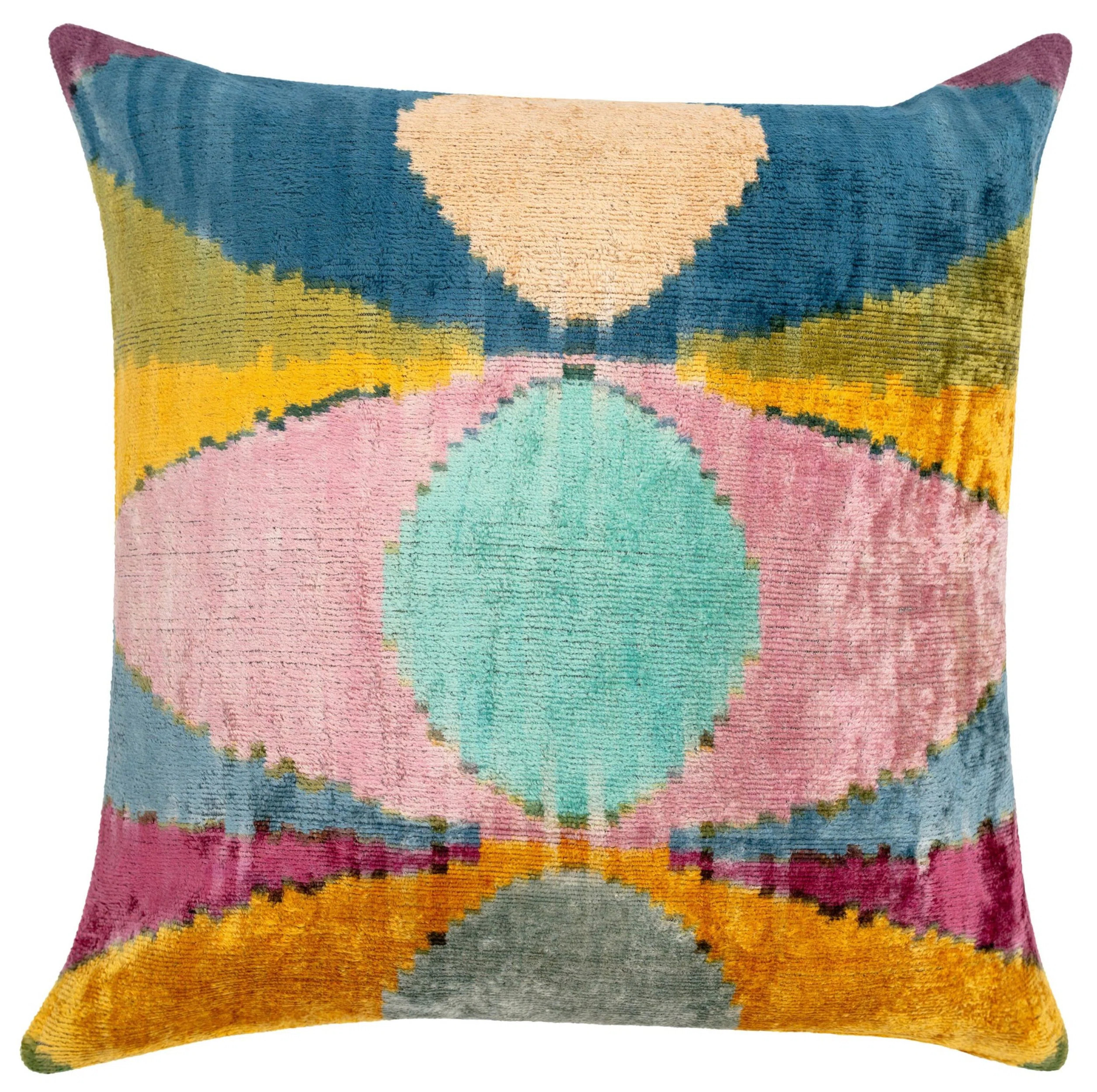 Abstract Velvet Throw Pillow | Wayfair North America