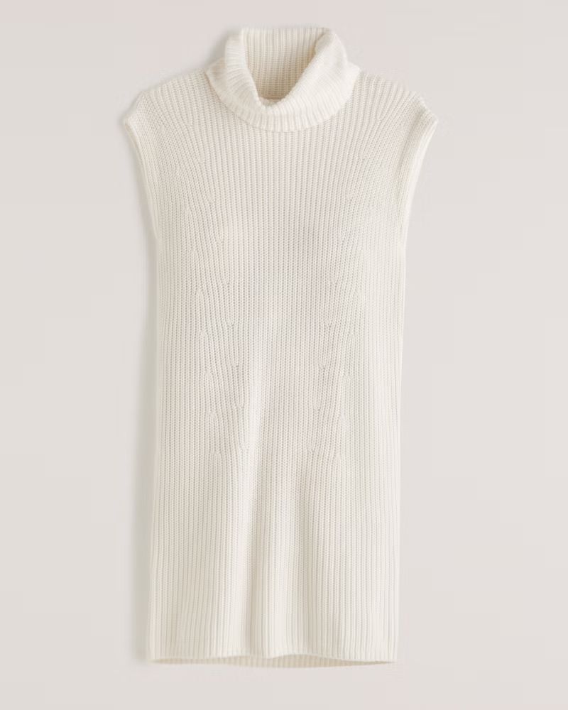Turtleneck Sweater Vest Mini Dress | Abercrombie & Fitch (US)