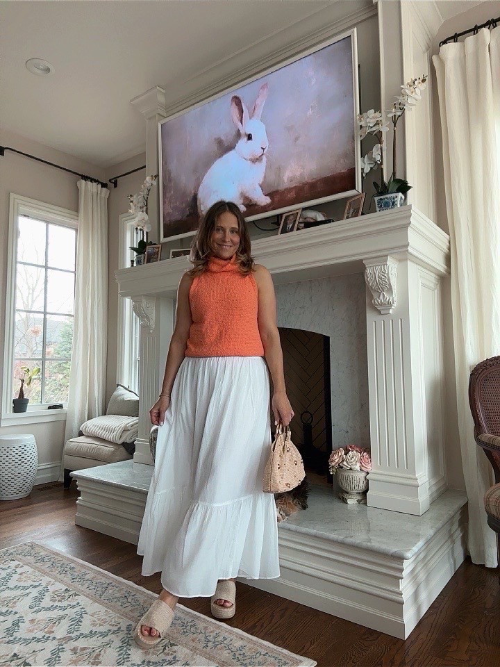Love adding a pop of color to your summer outfits! This orange vest pairs well with this white maxi skirt!

#LTKOver40 #LTKStyleTip #LTKSeasonal
